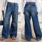 Jeans amples pour femmes de style européen et américain