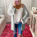 Pull à pampilles motif losanges rétro, couleur unie, col ample pour femme
