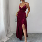 Robe moulante élégante sans bretelles pour femme