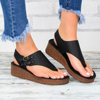 Sandales compensées pour femmes grandes tailles