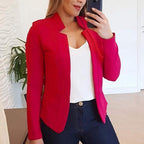 Blazer uni à manches longues S-5XL PYR