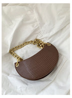 Sac femme bandoulière unique sac aisselles sac croissant assorti