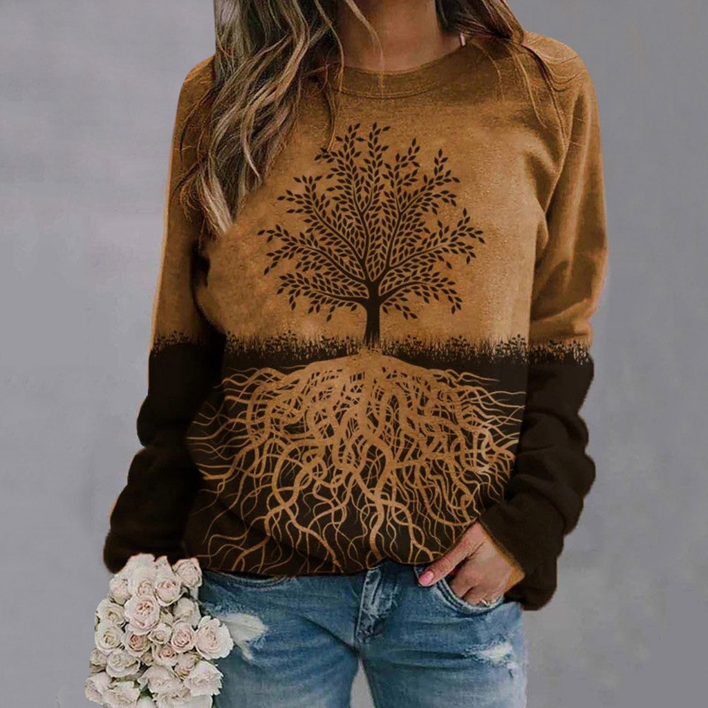 Pull de Noël à manches longues pour femme