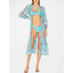 Maillot de bain bikini floral slim pour femmes