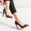 Nouveaux Talons Hauts Pointus Léopard pour Femmes