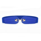 Ceinture large élastique extensible à la mode pour femme