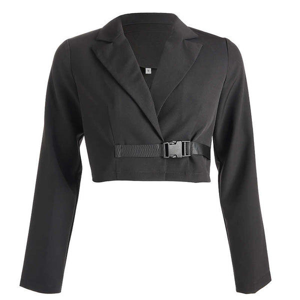 Blazer femme col en V