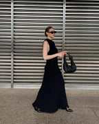 Sleeveless Tassel Long Dress Summer Women