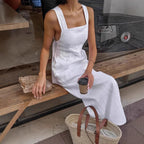 Robe élégante sans dos à bretelles