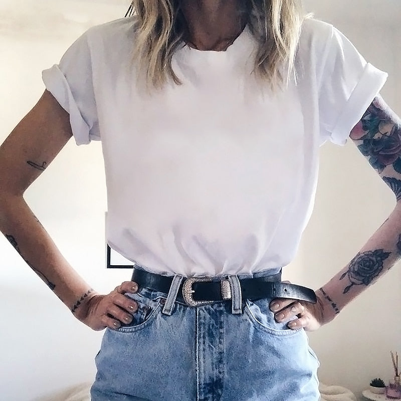 Harry Styles Fine Line T-shirt coréen femme hauts de mode chemises à manches courtes col rond t-shirts loisirs haut décontracté dames