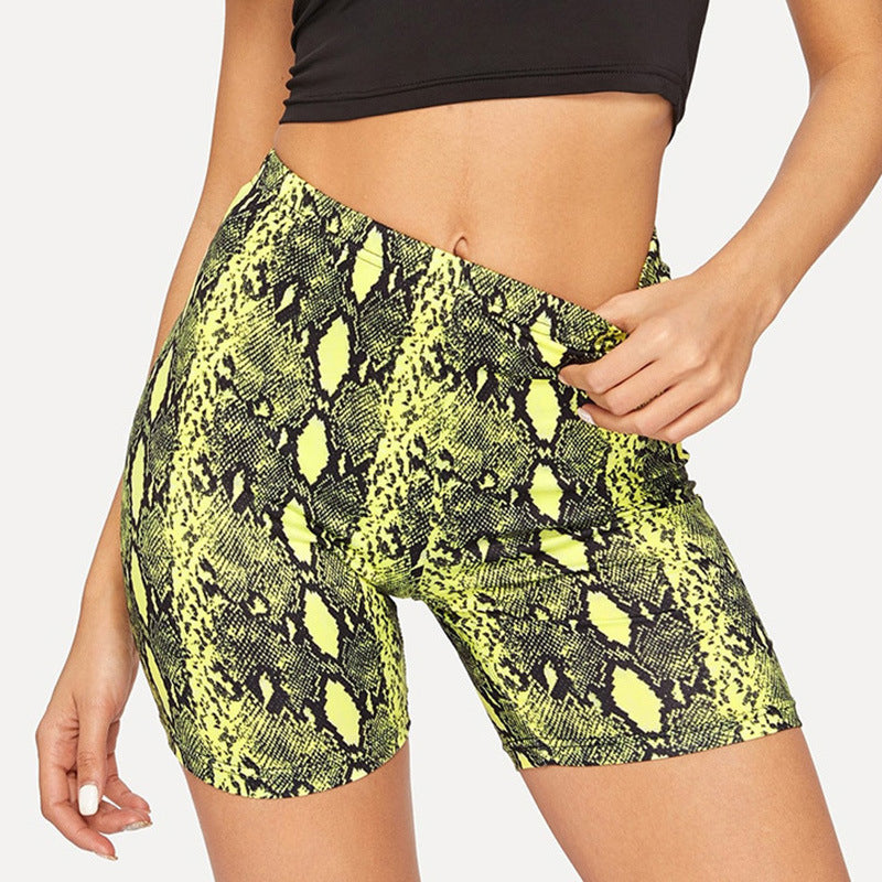 Short de yoga taille haute moulant pour femmes