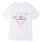 Harry Styles Fine Line T-shirt coréen femme hauts de mode chemises à manches courtes col rond t-shirts loisirs haut décontracté dames