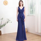 Robe de Soirée Femme Haut de Gamme Élégante Simple et Luxe Léger