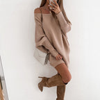 Robe unie en polyester pour les trajets quotidiens