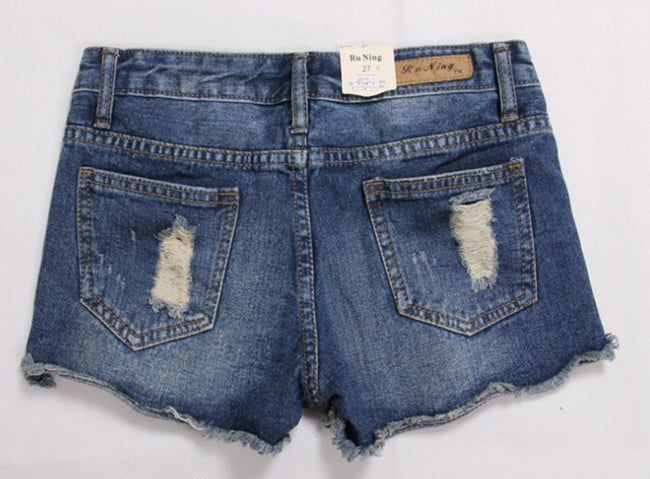 Shorts en jean déchirés pour femme Main Image