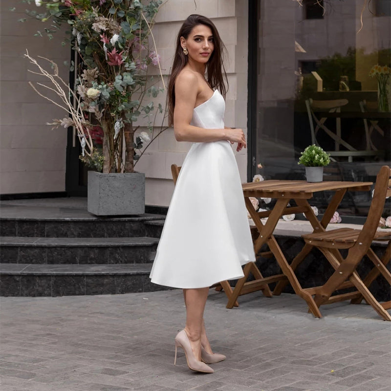 Robe de mariée bustier légère