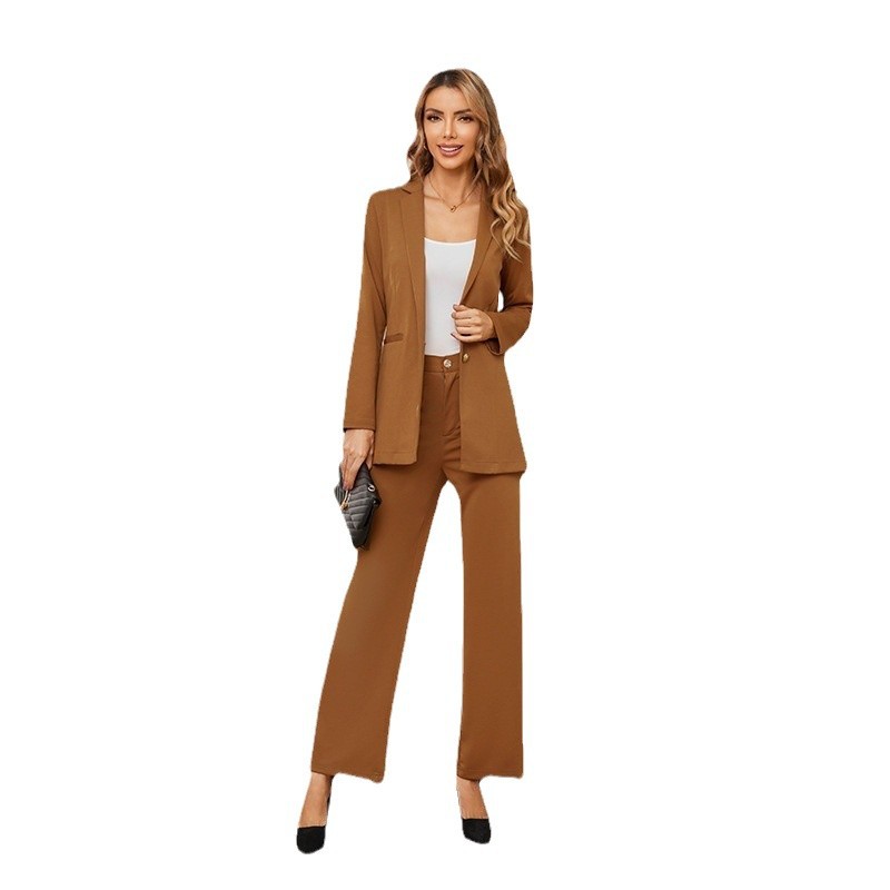 Costumes Femme Européens Et Américains Nouvelle Collection Automne Hiver Décontractés