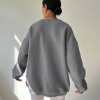 Pull décontracté ample et polyvalent pour femme