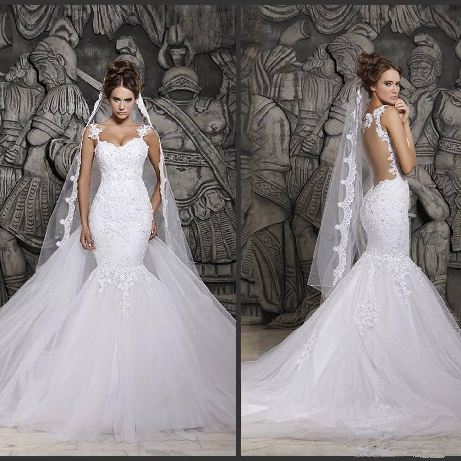 Robe de mariée sirène en dentelle