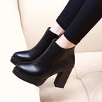 Bottines à talons hauts pour femme