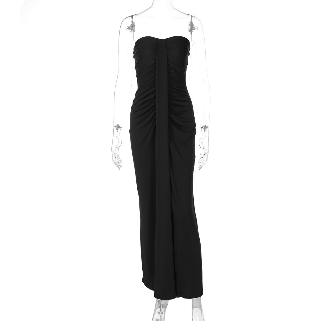 Robe fourreau sans couture à enroulement pour femme