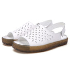 Sandales Évidées Grande Taille pour Femmes Style Coréen Sandales Femmes Enceintes