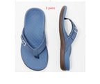 Sandales nu-pieds plates décontractées pour femme