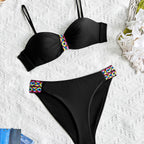 Maillot de Bain Bikini Deux Pièces Personnalisé pour Femme