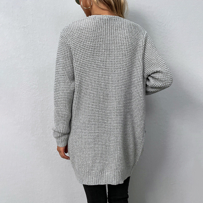 Nouveau pull tricoté pour femme automne et hiver