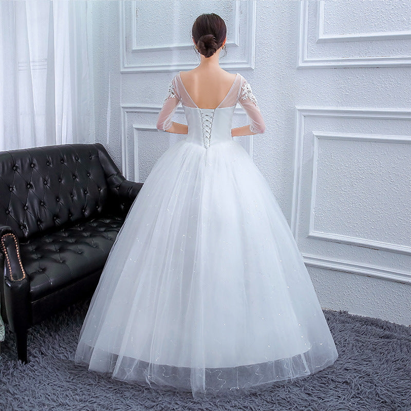 Robe de mariée de la nouvelle mariée