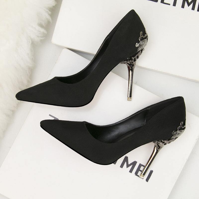 Escarpins sexy Super à talons hauts de 9,5 cm Chaussures de tempérament à talons hauts