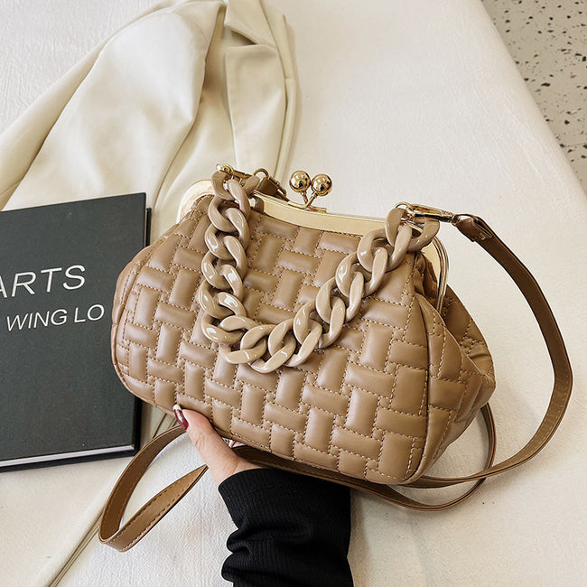 Petit sac messager plissé à une seule épaule pour femmes Main Image