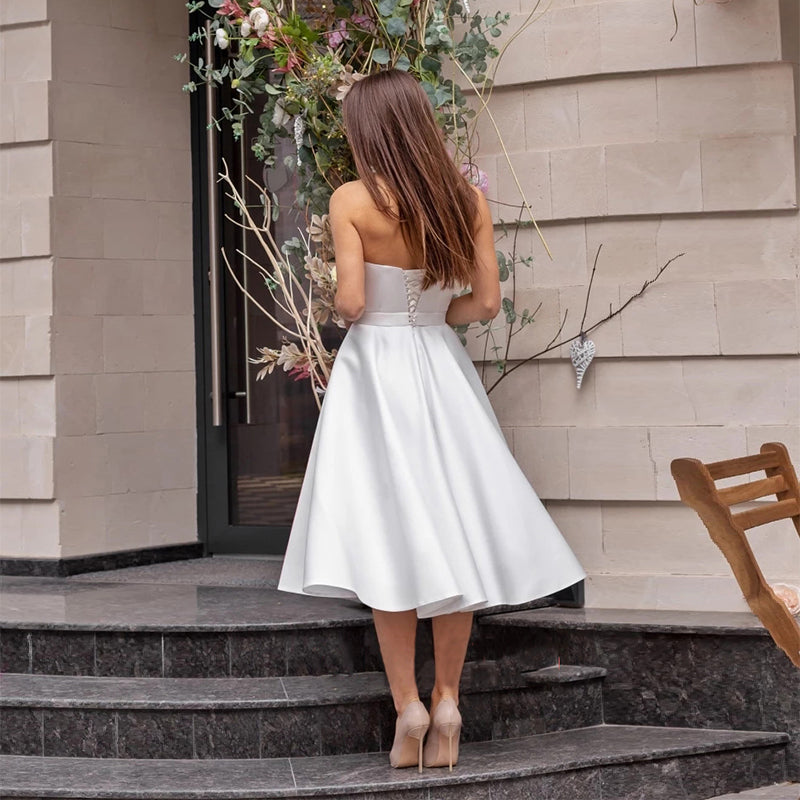 Robe de mariée bustier légère