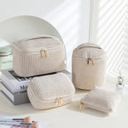 Flannelette Makeup Bag Travel Portable Four-piece Set