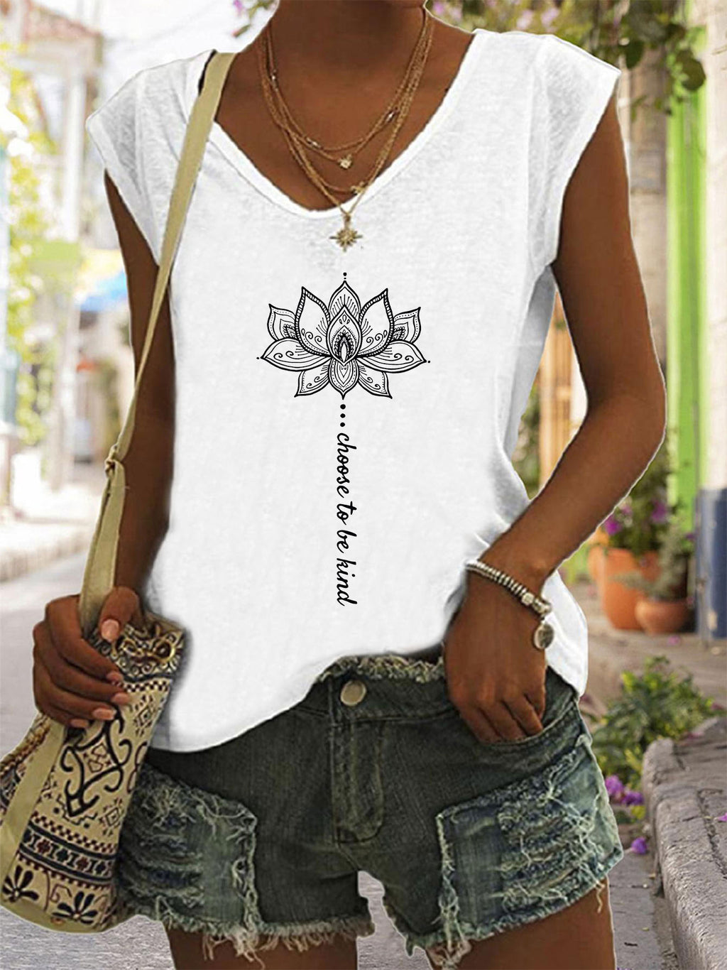 Hauts T-shirts style européen et américain pour femmes