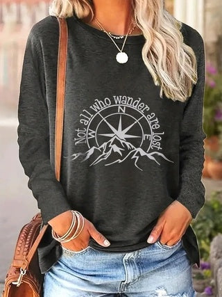 Hauts et T-shirts Printemps-Automne pour femmes