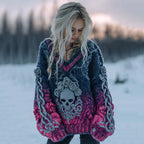 Pull doux décontracté pour femme