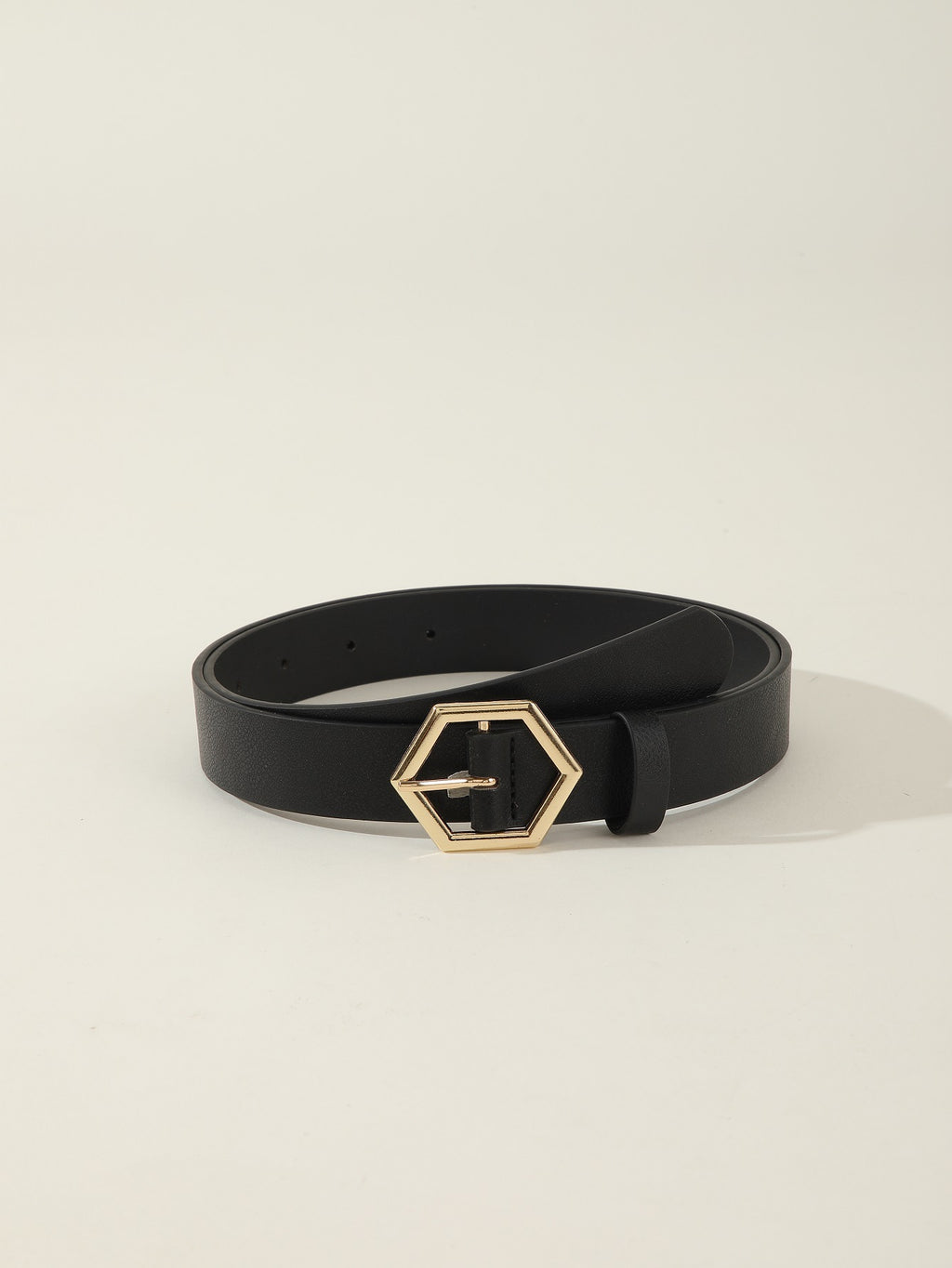 Ceinture décontractée polyvalente en forme d'étoile hexagonale pour femmes