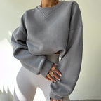 Pull décontracté ample et polyvalent pour femme