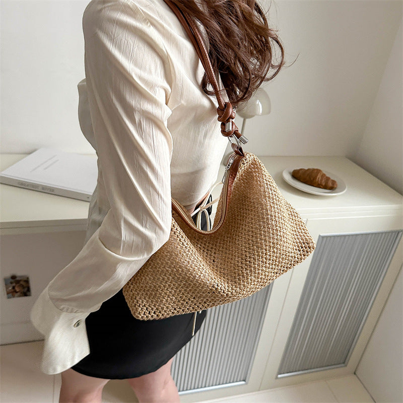 Sac Fourre-Tout Rétro Minimaliste Élégant Pour Femme