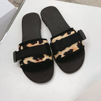 Sandales velcro plates pour femmes, décontractées et polyvalentes à bride extérieure
