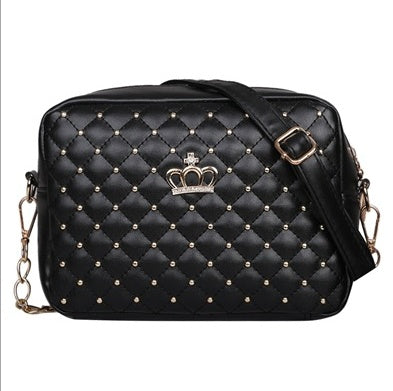 Sac à bandoulière en PU clouté pour femme