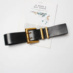 Jupe femme assortie, ceinture en cuir