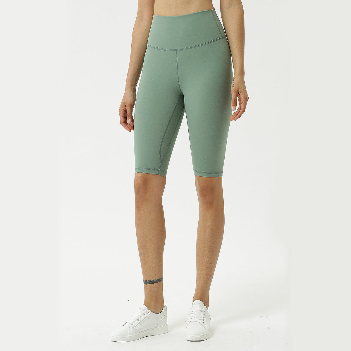 Pantalon de yoga taille haute nude pour femme