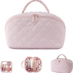 Trousse de maquillage portable grande capacité pour femme