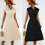 Robe chemise gilet pour femme