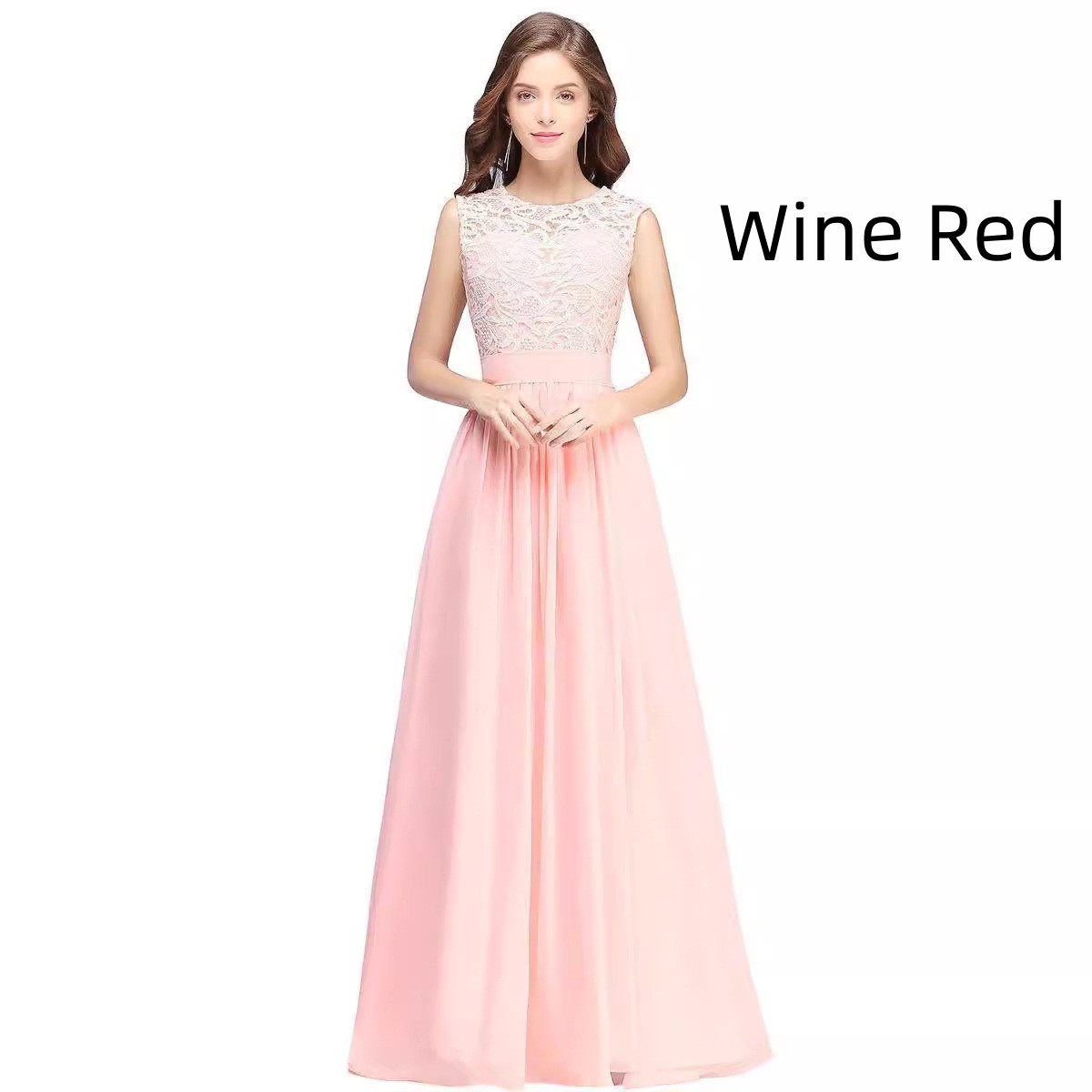 Robe de soirée élégante et sexy sans manches