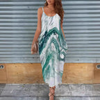 Robe ample à imprimé pour femme