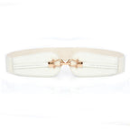 Ceinture large élastique extensible à la mode pour femme