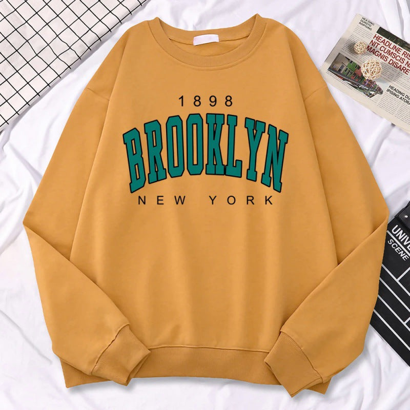 Sweats femme automne kawaii 1898 Brooklyn